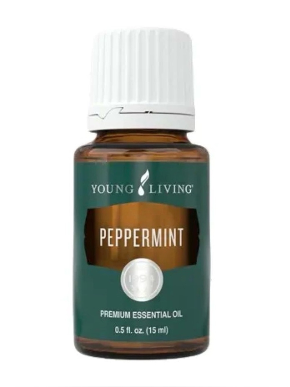 Young Living Peppermint Essential Oil 0.5 fl oz bottle